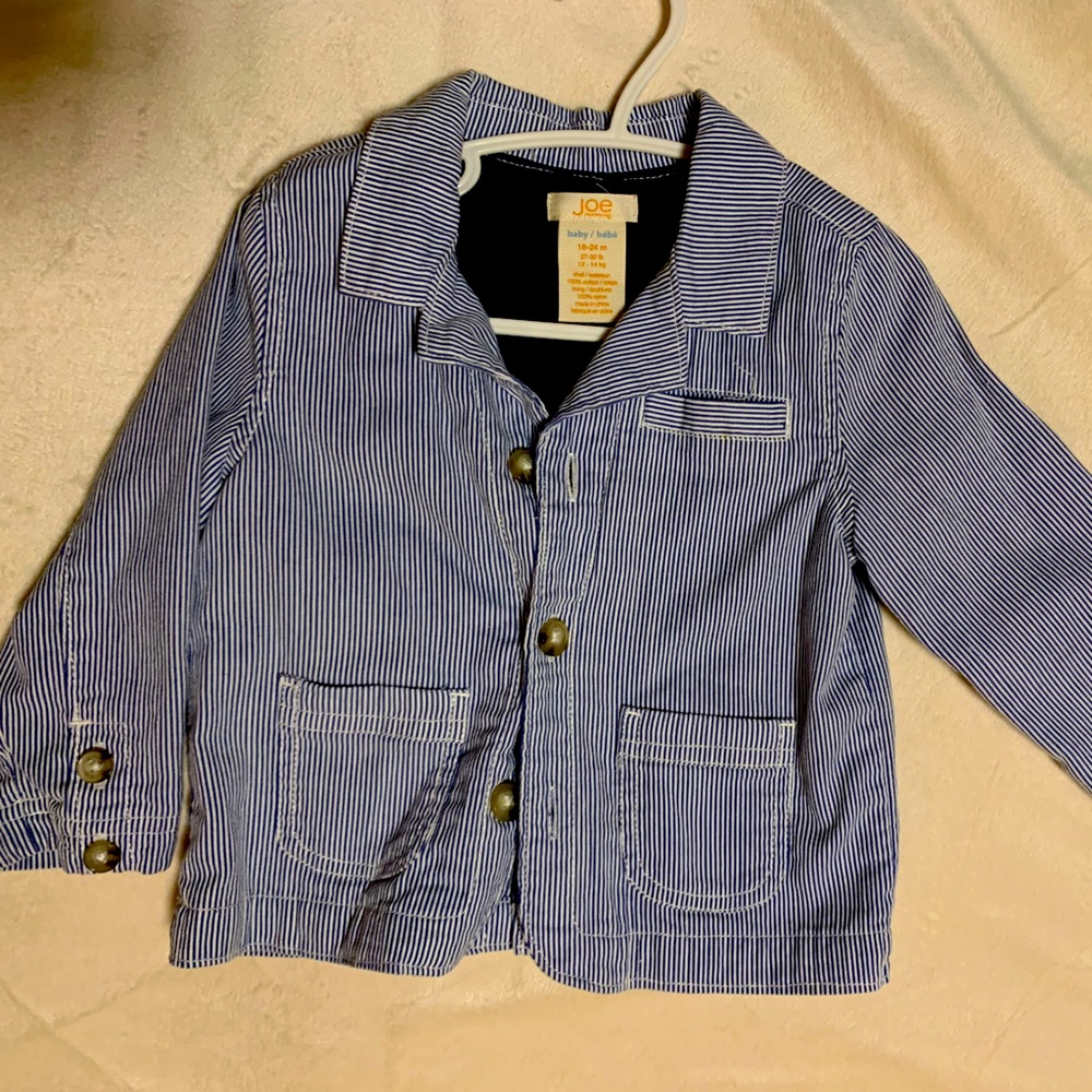Pin stripped baby blazer , 18-24 mos size ,